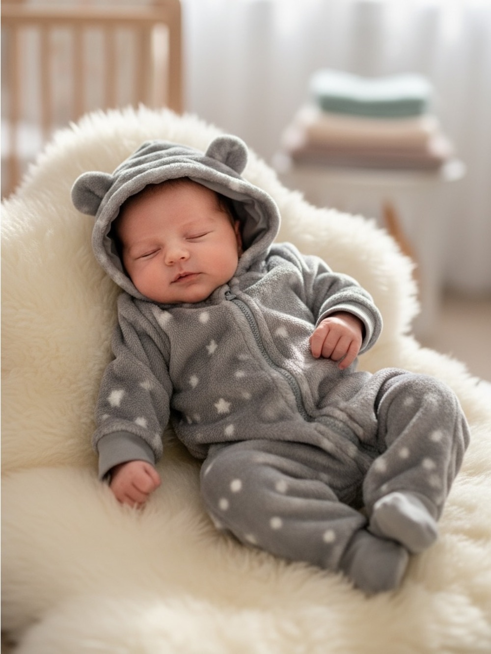 Cat & Jack 0-3 Months Fleece Onesie